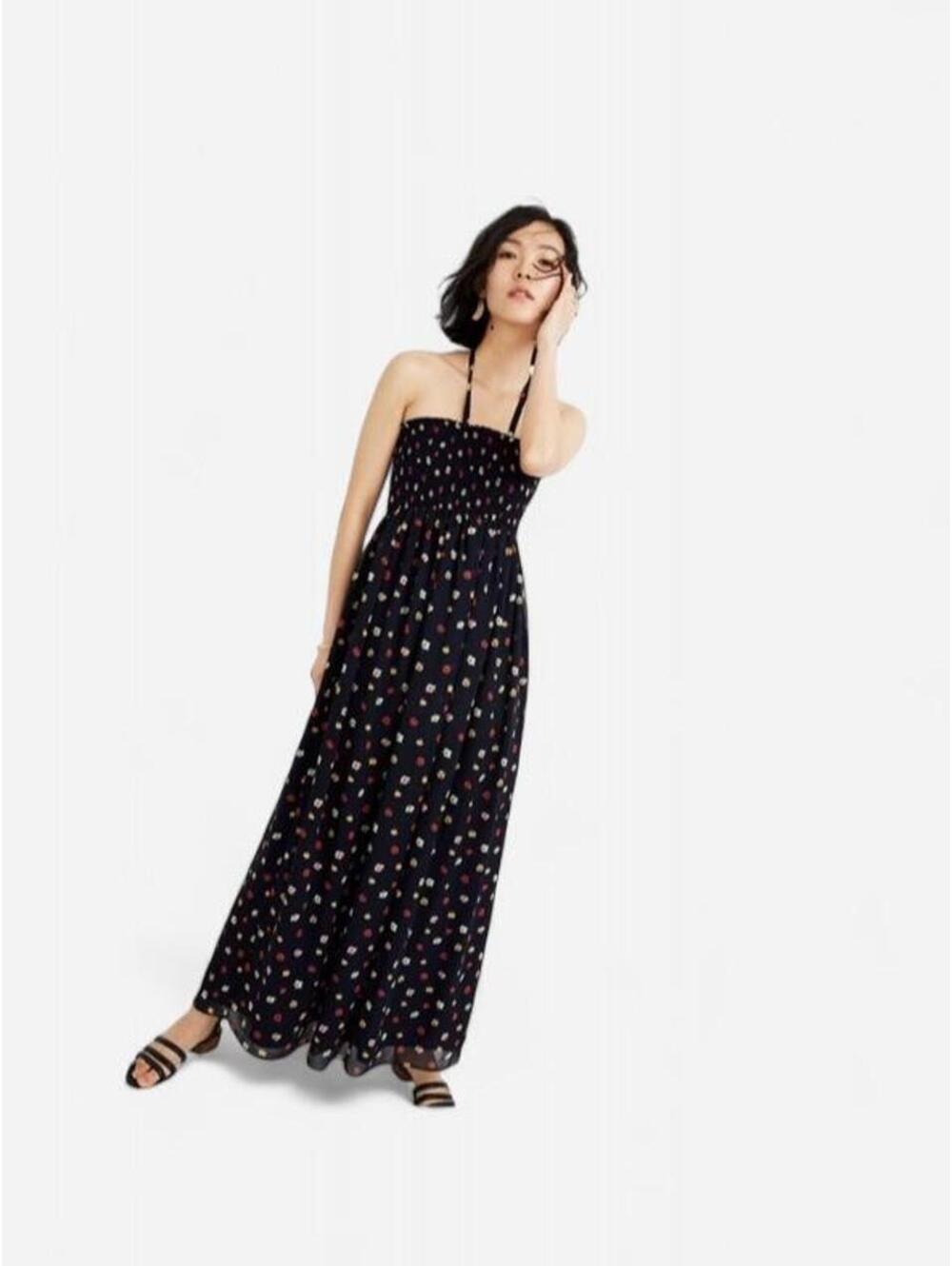 Madewell Smocked Women's Halter Dress